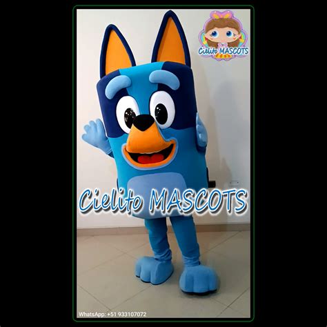 Bluey mascot costume